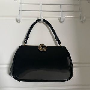 Vintage Garay patent kelly bag